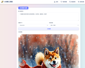 适用于彩虹工具箱程序的AI生成图文绘画插件工具-伏羲SAAS