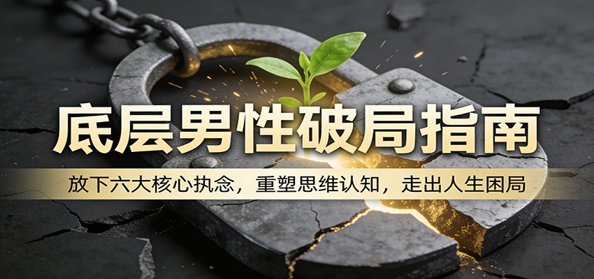 底层男性破局指南：放下六大核心执念，重塑思维认知，走出人生困局-伏羲SAAS